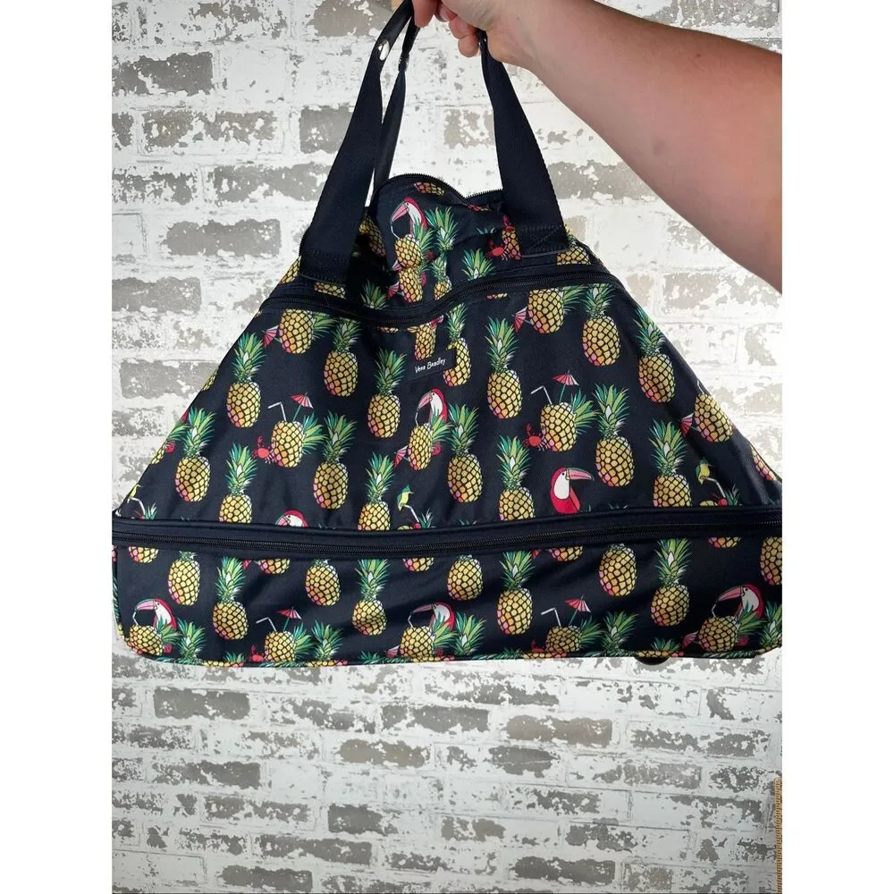 Vera Bradley | roller duffle bag pineapple and parrots